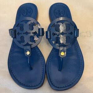 Tory Burch Royal Blue Miller Sandals
